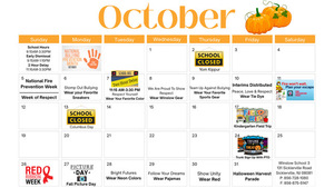 October Calendar